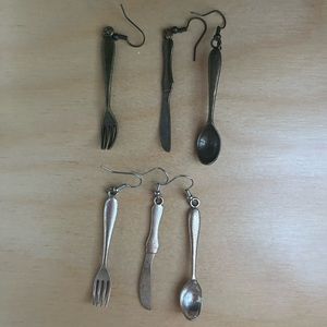 Utensil Earrings